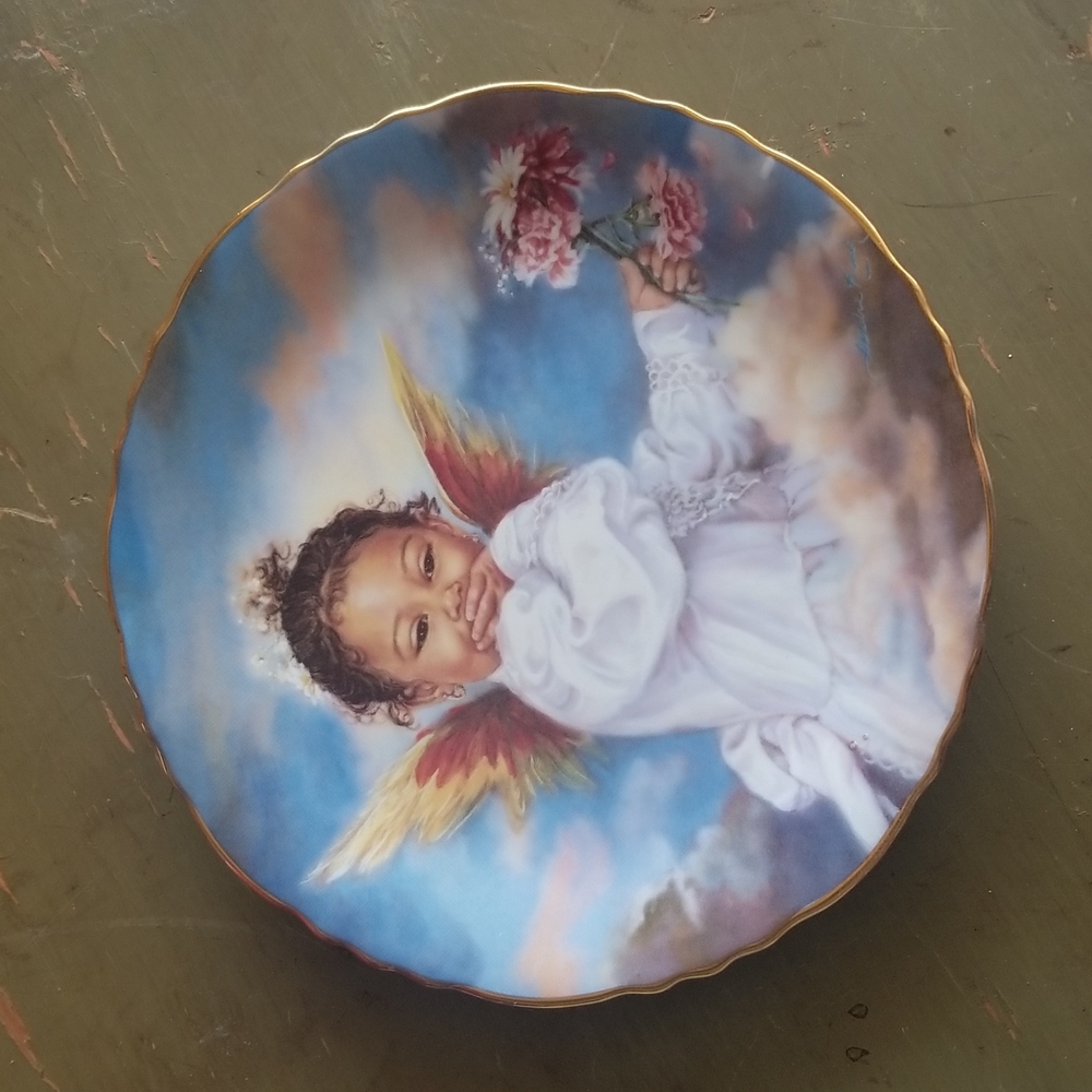 Angel of Laughter‎ Bradford exchange plate